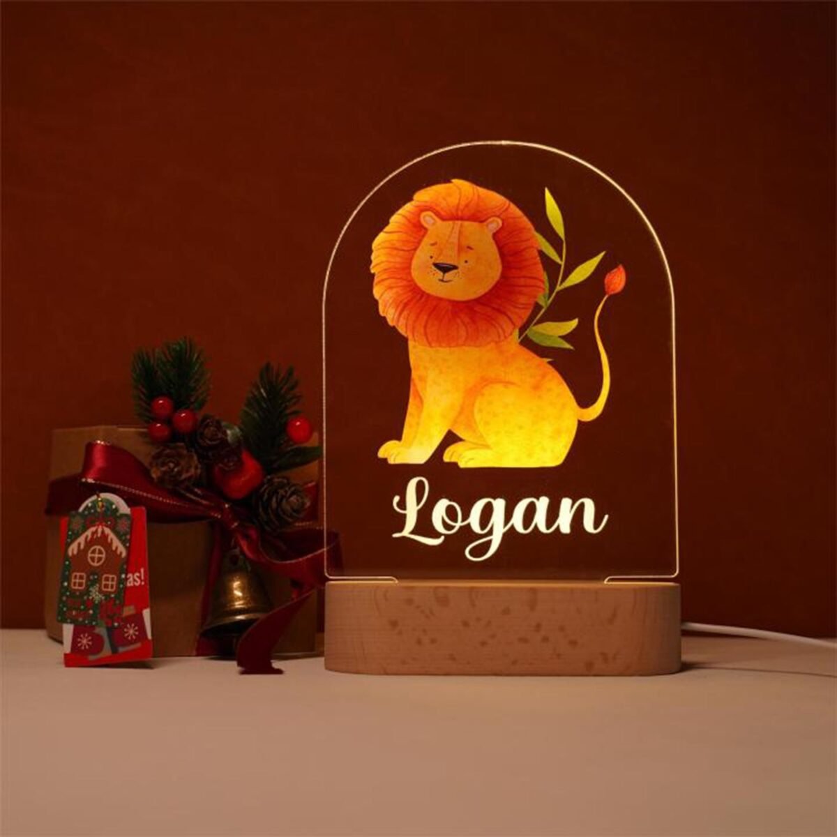 Personalized LED Night Light Lamp Custom Name Nursery Decor (30) - Image 7