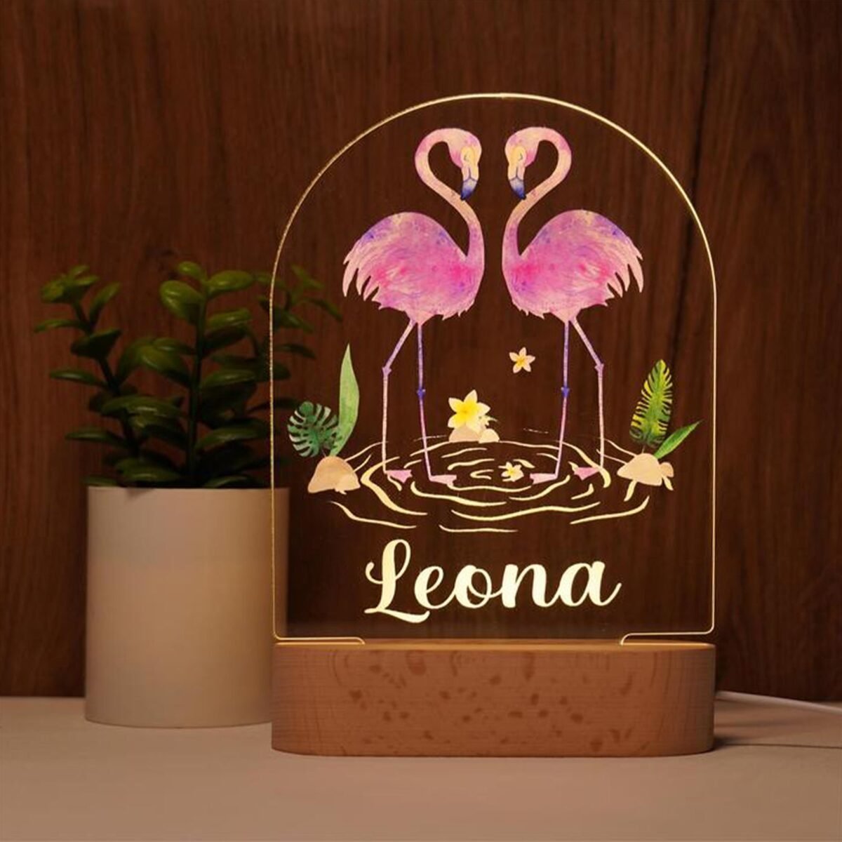 Personalized LED Night Light Lamp Custom Name Nursery Decor (30) - Image 8