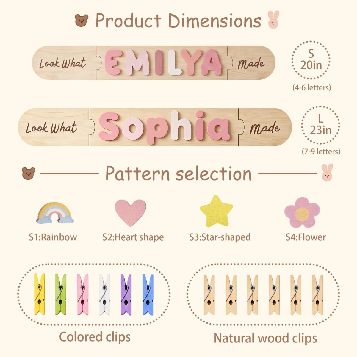 Educational Wooden Puzzle Toy #59029 - Image 11