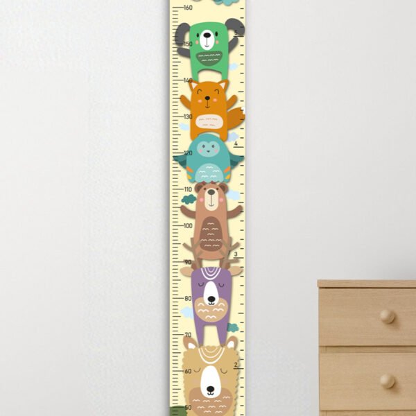 Unique Children's Gift - Stacked Animal Growth Canvas Chart #54840
