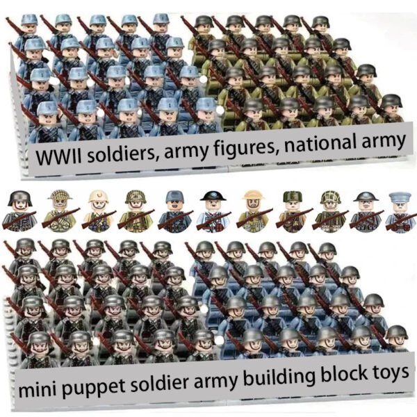 Military Action Figures Building Block Set – Soldier Mini Dolls ... #203196826