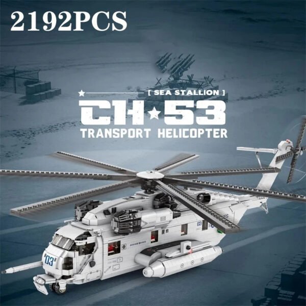 REOBRIX 33037 CH-53E Transport Helicopter – 2192PCS Military Building ... #193