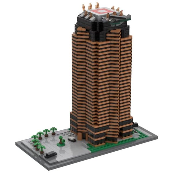 MOC Modern City Skyscraper Nakatomi Plaza Building Blocks Set – ... #200003886