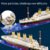 Small Particle Titanic Cruise Ship Building Blocks – Giant Puzzle Model Kit #173 - Image 3
