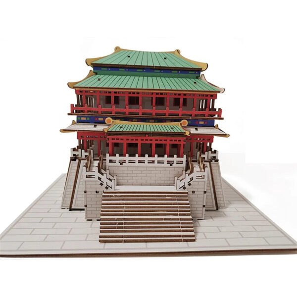 Yueyang Tower Wooden Miniature Building Kit – 3D Puzzle Chinese Archite... #29