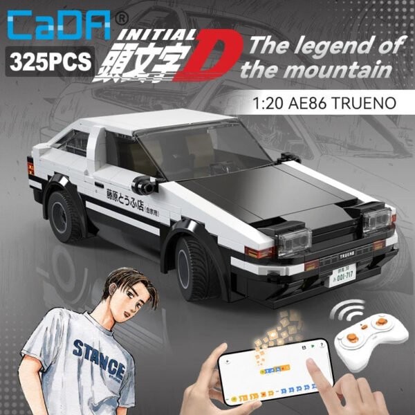Cada 325PCS RC Drift Racing Car – Toyota AE86 Building Blocks Model #691