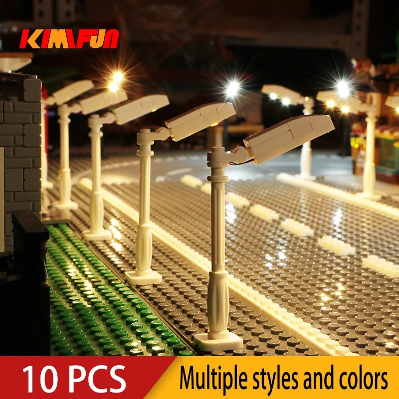 10PCS 0.8mm Pin RGB LED Building Blocks USB Lamp DIY Street Light City Electric Decorate 1X1 Brick Toy Compatible All Brands image 10PCS 0.8mm Pin RGB LED Building Blocks USB Lamp DIY Street Light City Electric Decorate 1X1 Brick Toy Compatible All Brands - Image 1
