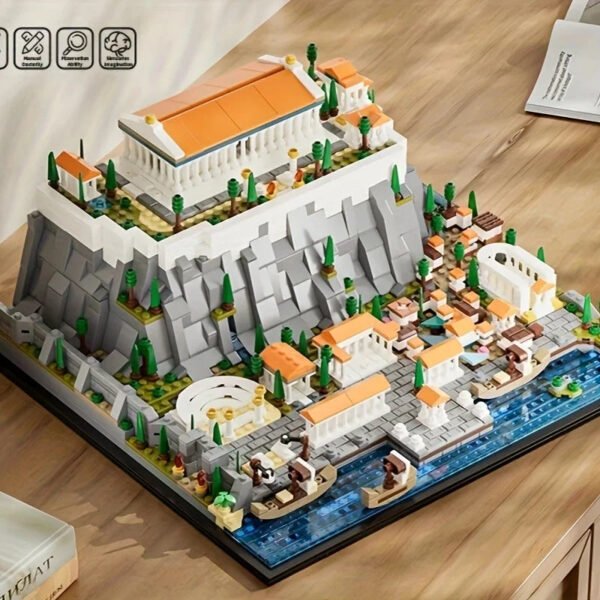 Acropolis Castle Micro Building Blocks Set – 1752PCS Architectural ... #365458