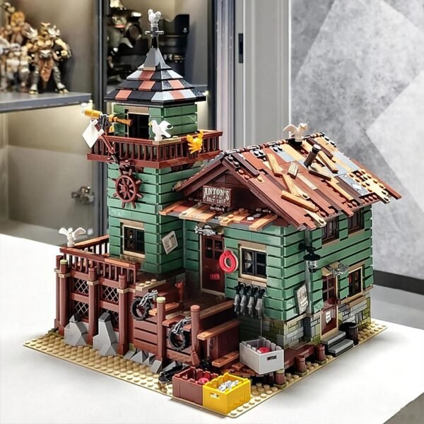 Micro Fishing Village Cottage Building Blocks Set – Miniature Ar... #200000195