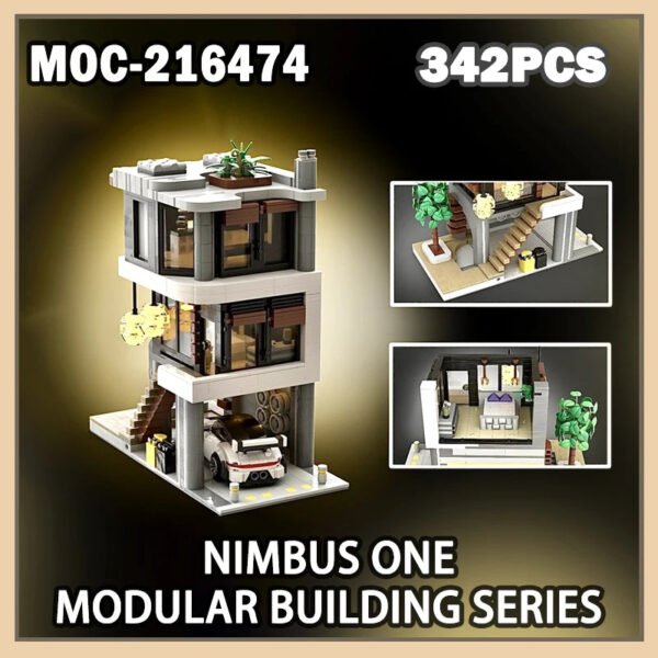 MOC-216452 Nimbus ONE Modular Luxury Villa Building Blocks Set –... #100016350