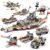 Military Ship Army Ocean Cruiser Warship Building Blocks Set – E... #200004870 - Image 8