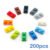 200PCS DIY Thin Building Blocks Set – 1x2 Dots, 12 Vibrant Colors | Ed... #691