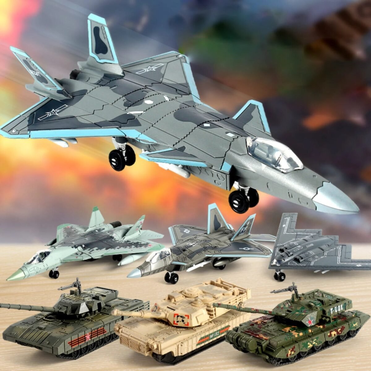 1/72 Scale Miniature Tank Model Kit – Military Building Toy & Collectible #691 - Image 1
