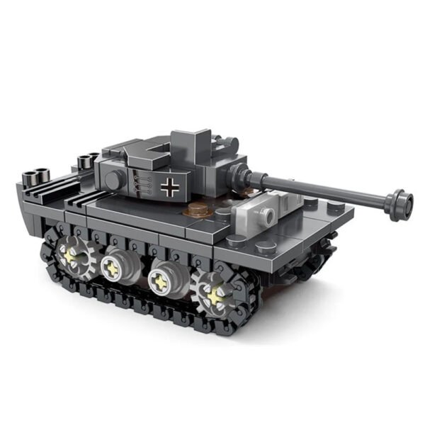 WW2 King Tiger Heavy Tank & SAWT Soldiers Building Block Set – Military... #29