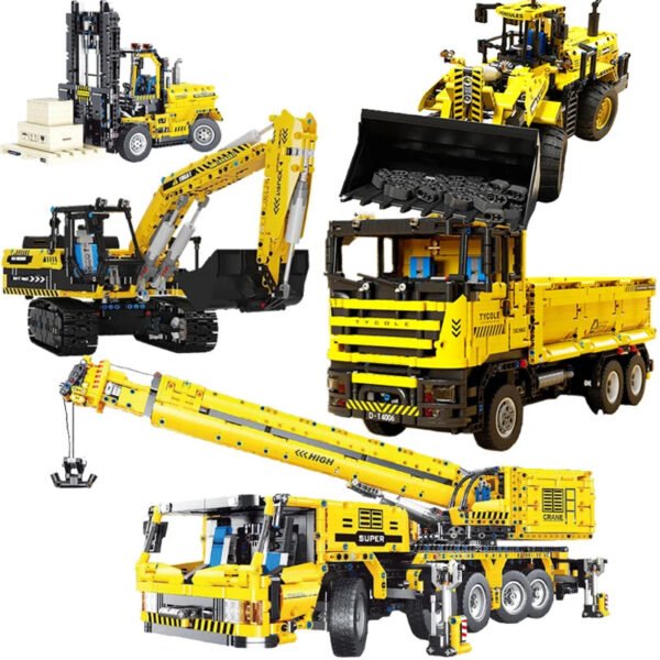 MOC 2.4G Remote Control Excavator, Crane & Loader – Technical En... #200004870