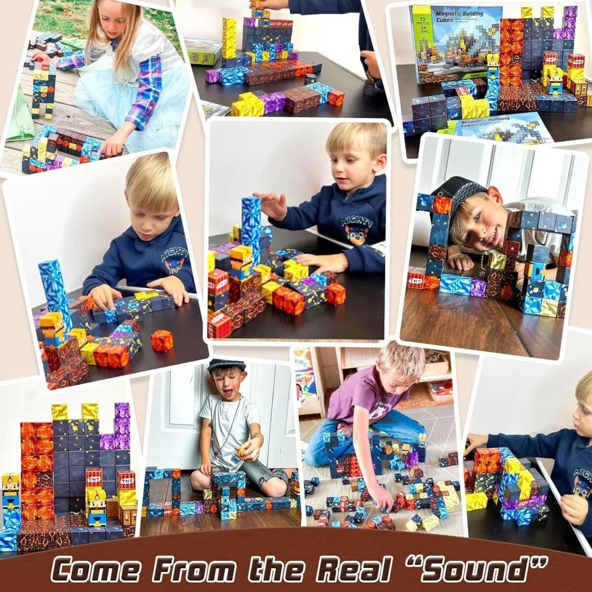 Magnetic Building Block Magnet Cube Mine World Set – STEM Educat... #200002984 - Image 3