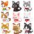 Dual Form Cat Shape Micro Mini Building Blocks – Pocket-Sized Pet Seri... #504