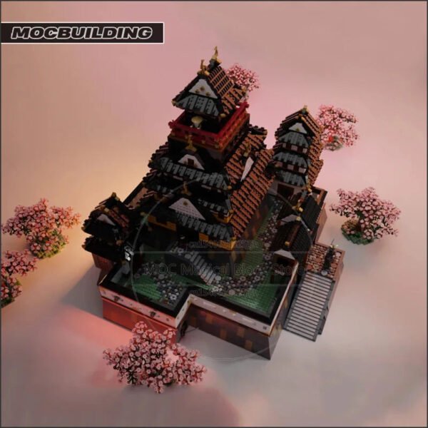 Medieval Japan Shogun Castle MOC Building Blocks – Famous Archit... #200006152