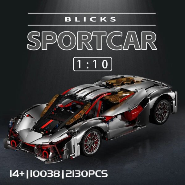 1:10 Three Thousand Years Rambo Supercar Building Block Set – 10038 ... #44968