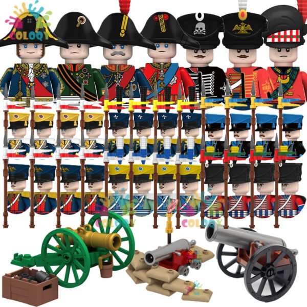 Napoleonic Wars Military Soldiers Building Blocks – Imperial Navy & Br... #173