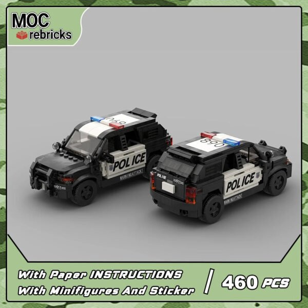 Police Car Explorer MOC – Speed Champions SWAT Truck City Vehicl... #200006151