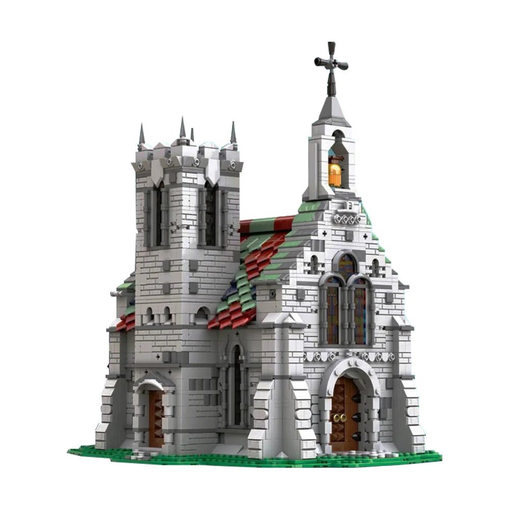 MOC The Old Church Building Blocks Model Medieval Ancient Old Church House Architecture Bricks Assembly Toys Kids Birthday Gifts image MOC The Old Church Building Blocks Model Medieval Ancient Old Church House Architecture Bricks Assembly Toys Kids Birthday Gifts - Image 1
