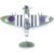 Hurricane Fighter Airplane Building Blocks – 4D DIY Assembly Model Set #691 - Image 6