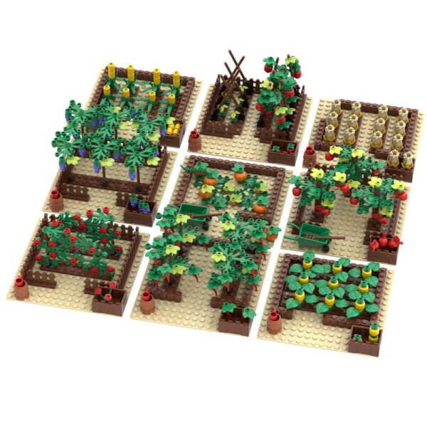 MOC Farm and Ranch Decoration Model – Rural Landscape Building Blocks ... #175