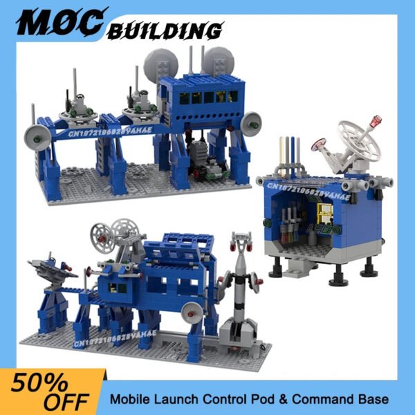 MOC Space Station Mobile Launch Control Pod – Command & Supply B... #200006156