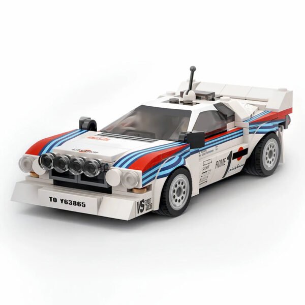 MOC Lancia Rally 037 Martini Racing Building Blocks Set – 244PCS Rally ... #29