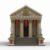 Moc Building Blocks  Ancient Roman Temple Model Technology Bricks DIY City Street View Construstion Assembly Toy Holiday Gift - Image 5
