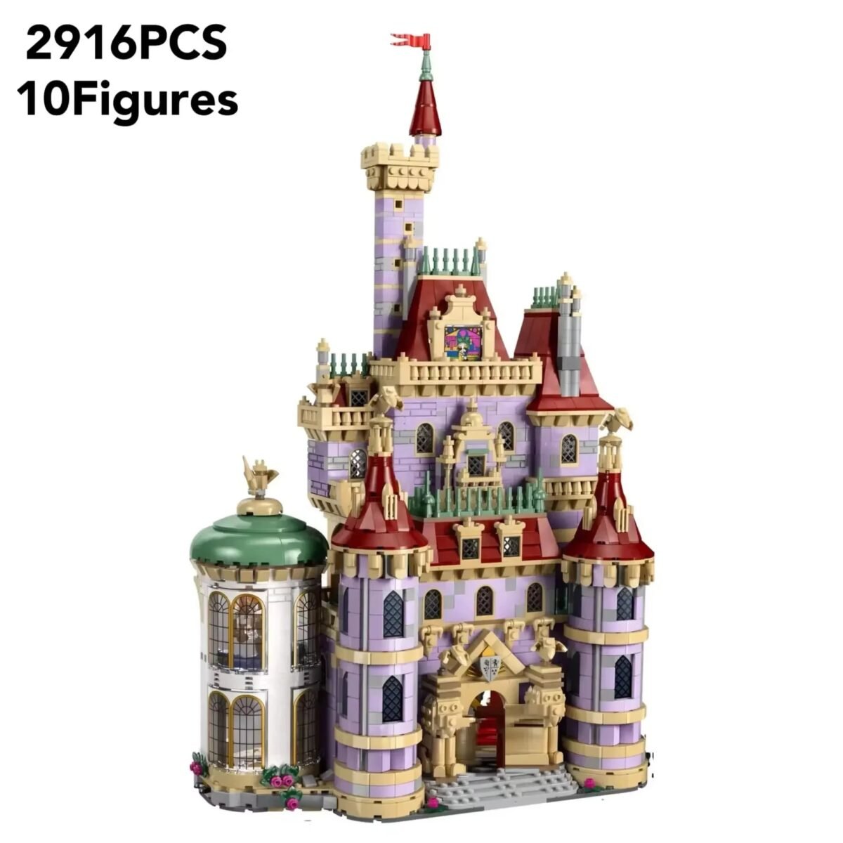 Beauty Princess Castle Building blocks Building Beast Monster romantic toy model moc brick birthday gift image Beauty Princess Castle Building blocks Building Beast Monster romantic toy model moc brick birthday gift - Image 1