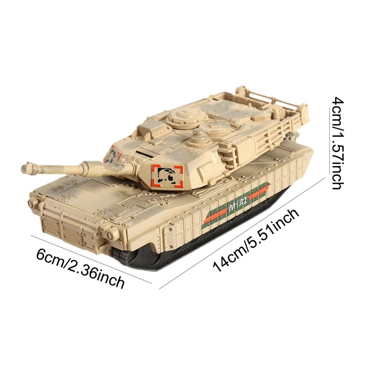 1/72 Scale Miniature Tank Model Kit – Military Building Toy & Collectible #691 - Image 8