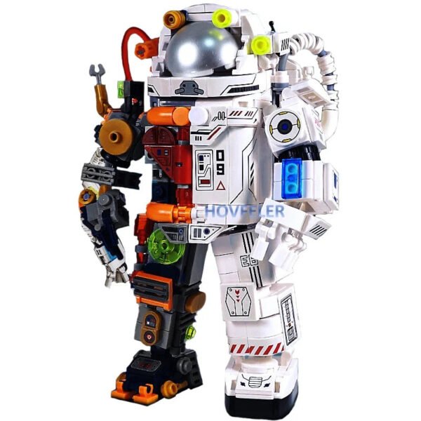 Space Astronaut & Rocket Building Blocks – Shuttle, Satellite & Spa... #365458
