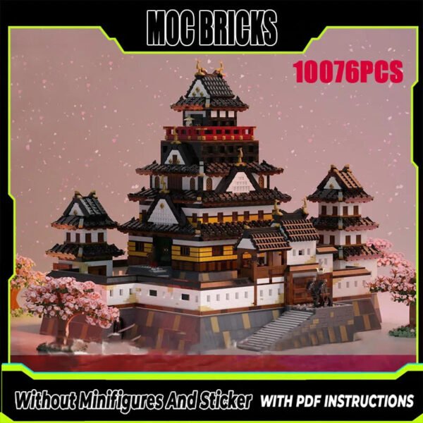 MOC Medieval Japanese Shogun Castle Building Blocks Set – DIY Ar... #100018786