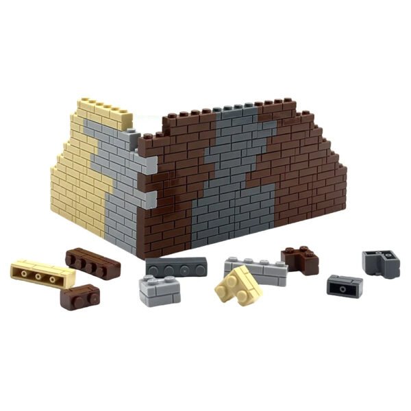 Small Particles Thick Wall Bricks Bulk Set – 1x2, 1x3, 1x4 Dots ... #200006151