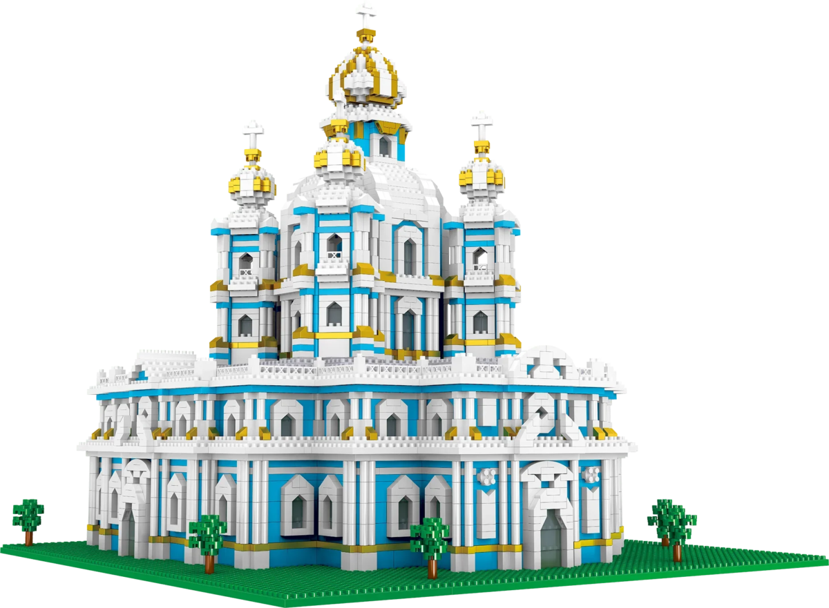 3737PCS Smolny Church Model Building Blocks World Famous Attractions Architectural Street View Bricks Kids DIY Toys Holiday Gift - Image 7
