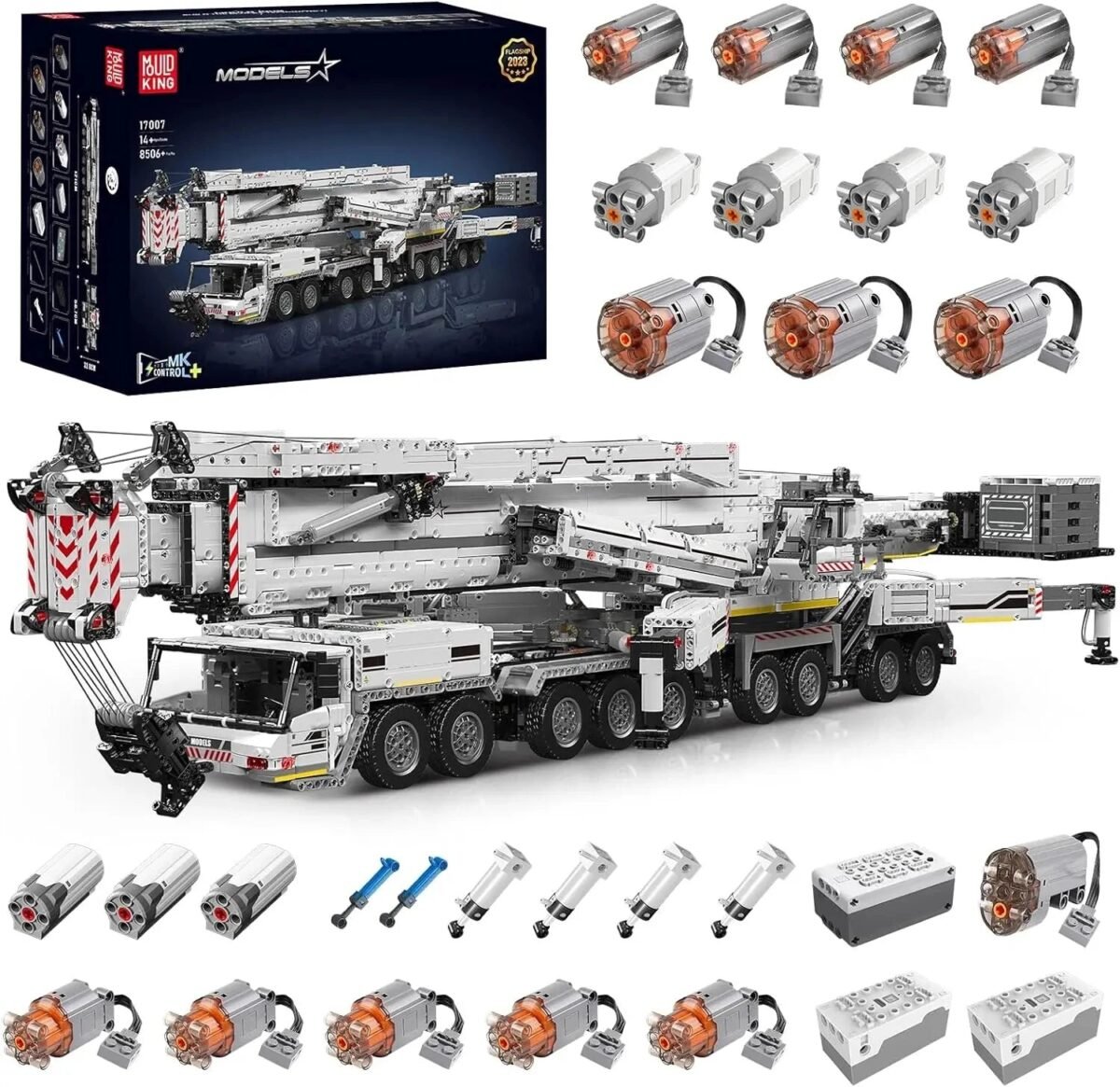 MOULD KING 17007/17008 Technical Car – Motorized LTM 11200 Crane Tr... #350853 - Image 1