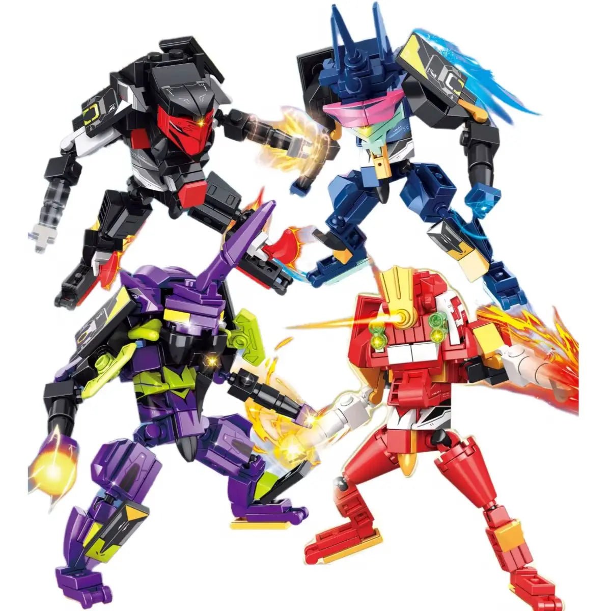 Transformation Robot Car EVA-01 Disney Building blocks Toys Truck head Alloy Edition Anime Mini Model Figures Tank Model Gifts image Transformation Robot Car EVA-01 – Alloy Edition Anime Building B... #100016350 - Image 1