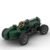 City Service Car Model MOC Vintage British Racecar Building Bric... #200006151 - Image 2