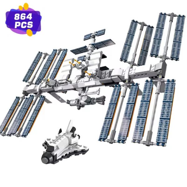 864PCS International Space Station Building Blocks – Shuttle & Astronau... #29