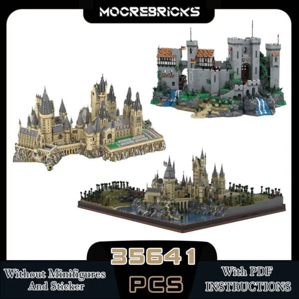 MOC Classic Medieval Castle Building Blocks Set – Fortress Archi... #200006154
