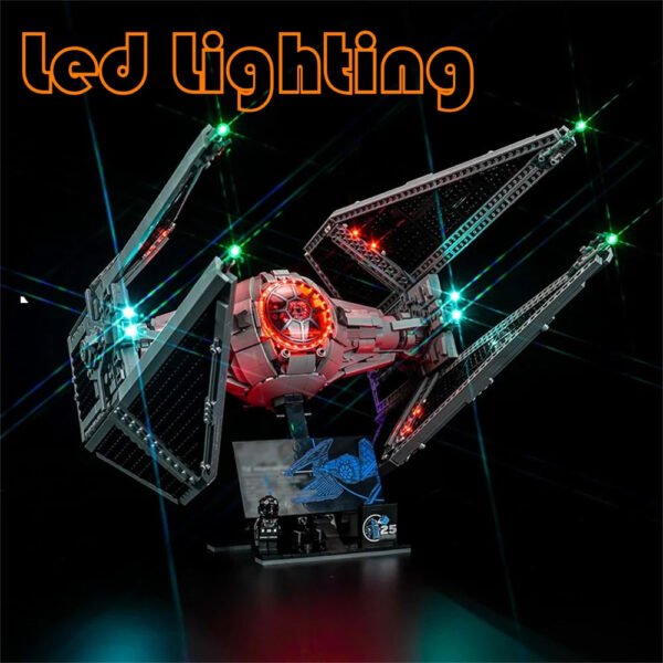 Light Up the Galaxy: Custom LED Lighting Kit for LEGO® 75382 TIE... #200003886