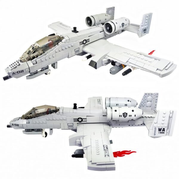 WW2 A-10 Warthog Fighter Jet Building Blocks Set – 961PCS Milita... #200006151