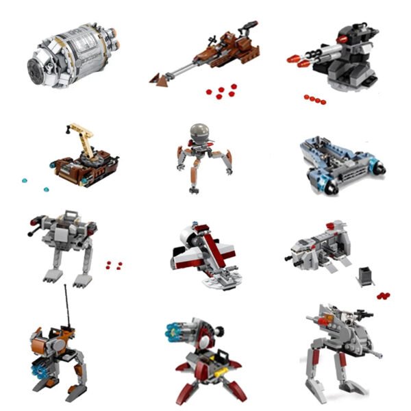 Dropship, Swamp Speeder & Clone Walker Building Blocks – Army Ba... #200003886