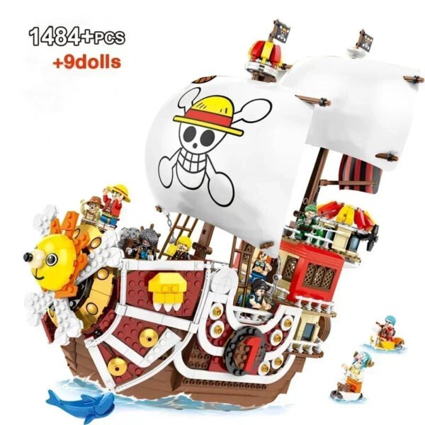 One Piece Thousand Sunny Pirate Ship – 1484PCS Building Block Set wi... #49110