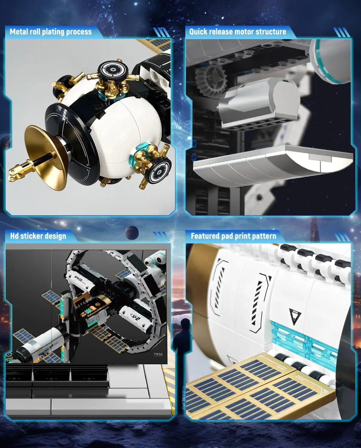 2221PCS Electric International Space Station Building Kit – Coll... #200006151 - Image 4