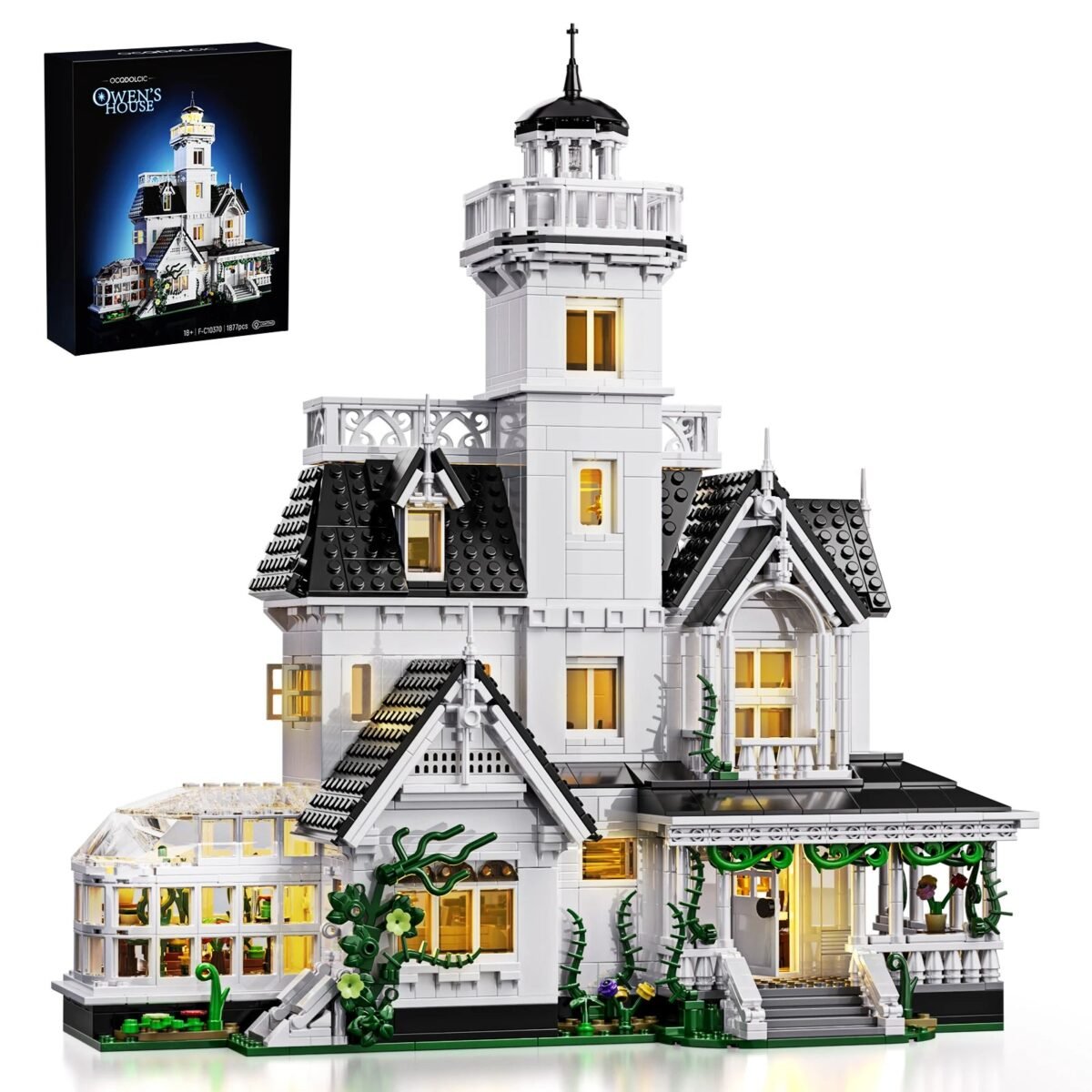 Magic House Owens Home Building Blocks Set – Medieval Vintage Co... #200003886 - Image 1