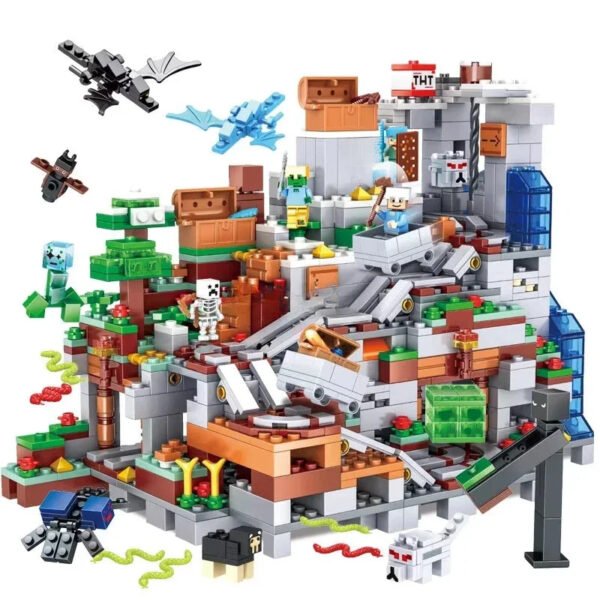 1315PCS Creative Mountain Cave Model Building Blocks – Imaginati... #200003886