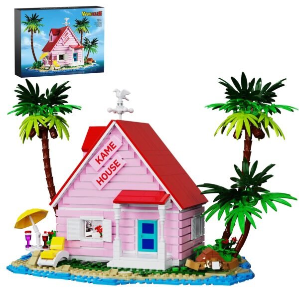 Kame House Building Blocks Set – 1423PCS Japanese Anime Architecture Model #29